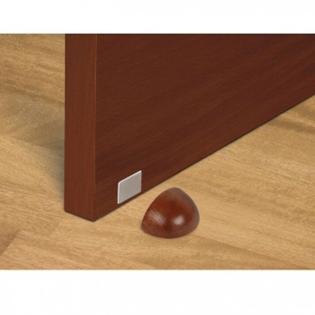 Fermaporta da pavimento magnetico ammortizzatore marrone 4PZ blocca porta