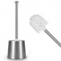 Scopino WC bagno in acciaio inossidabile spazzola portascopino elegante 12x36cm