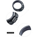 Catena antifurto Lucchetto tubo bici bicicletta moto combinazione 4 cifre 100cm