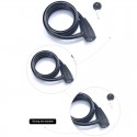 Catena Sicurezza Antifurto Bici scooter Lucchetto 2 Chiavi Acciaio 12x1200mm