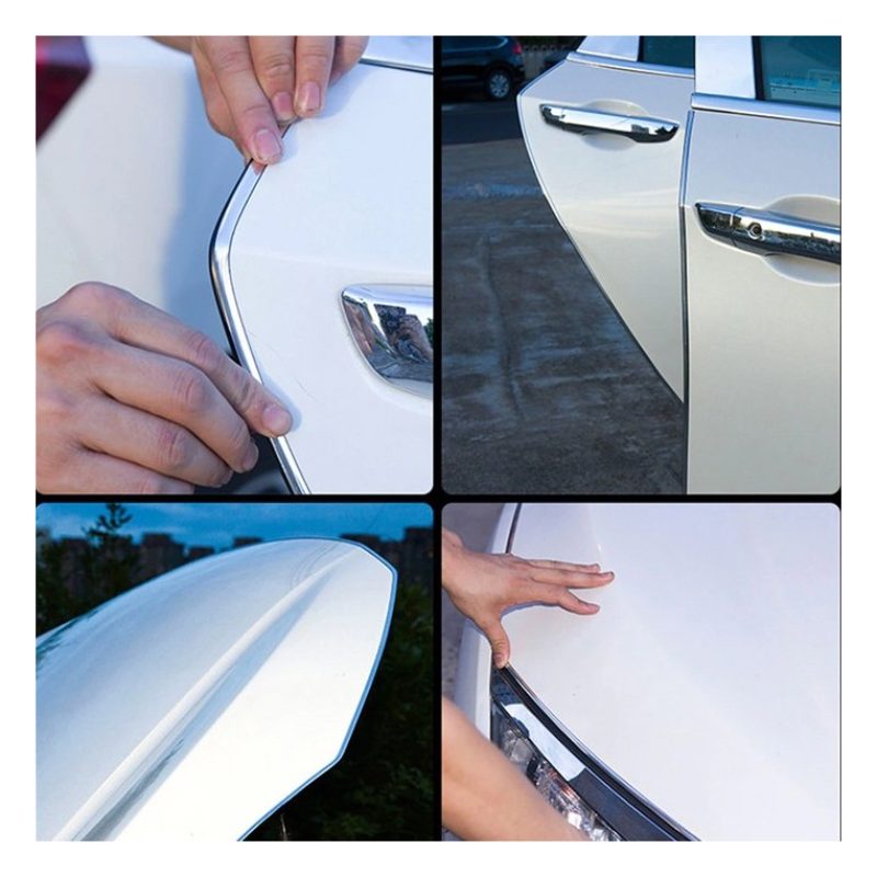 Top Style Drive Alluminio salvaporta esterno auto protezione portie...