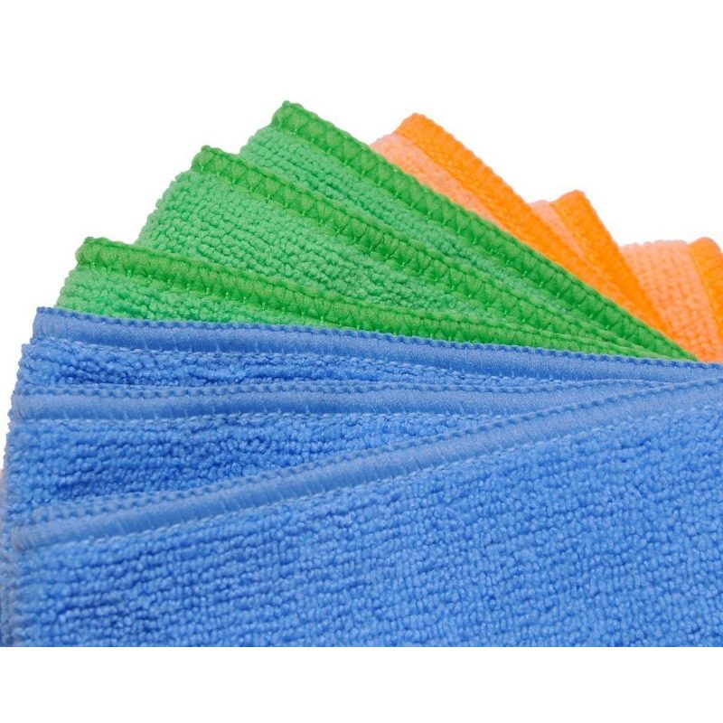 Panni pulizia microfibra maxi 50 x 70 colorati vetro schermi monitor polvere