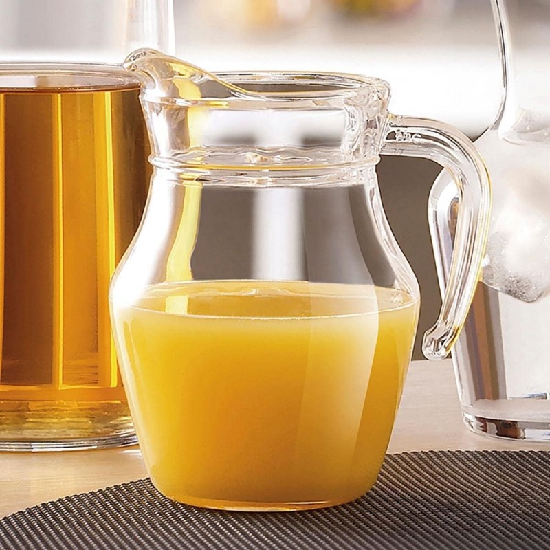 Casa y menaje 2x Brocca 500ml caraffa in vetro trasparente per acqu...