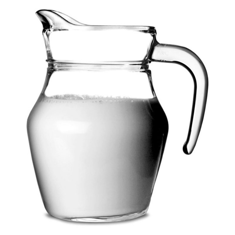 Casa y menaje 2x Brocca 500ml caraffa in vetro trasparente per acqu...