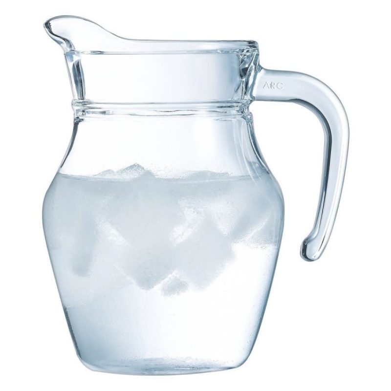 Casa y menaje 2x Brocca 500ml caraffa in vetro trasparente per acqu...