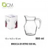 Casa y menaje 2x Brocca 500ml caraffa in vetro trasparente per acqu...