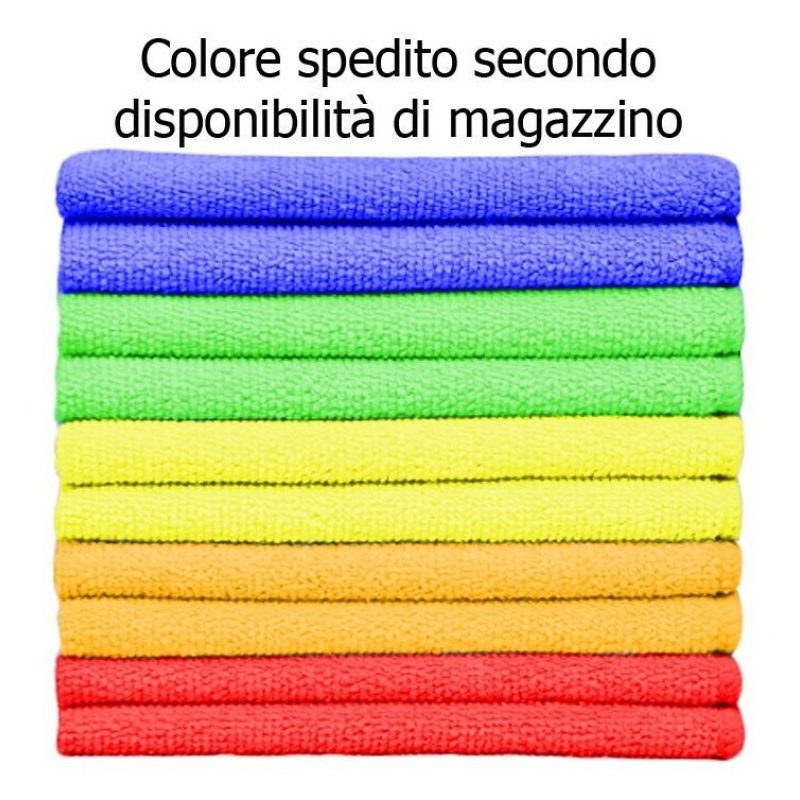 Panni pulizia microfibra maxi 50 x 70 colorati vetro schermi monitor polvere