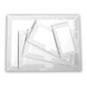 WeHome 2 pz Vassoio trama trinato bianchi in plastica 40x26 cm past...