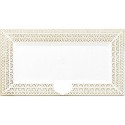 2 pz Vassoio trama trinato bianchi in plastica 40x26 cm pasticceria patto dolci