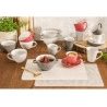 Gicos Set 4 Tazze in ceramica latte caffè colazione colori assortit...