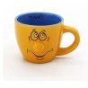 Gicos Set 6 Tazzine caffè tazze decoro smorfie faccine ceramica Gic...