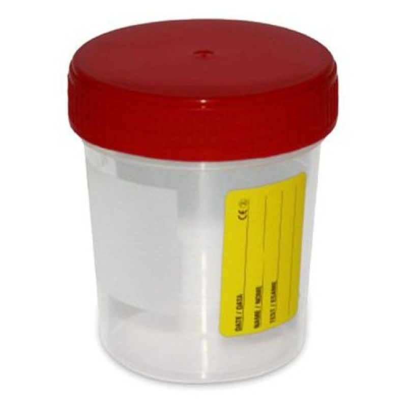 Cantini 10 Contenitori per urina con tappo ermetico a vite 120 ml A...