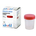 10 Contenitori per urina con tappo ermetico a vite 120 ml Analisi Urine Idrofil