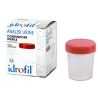 IDROFIL 10 Contenitori per urina con tappo ermetico a vite 120 ml A...