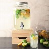 Generico Barattolo Dispenser Contenitore In Vetro 4 Litri Con Rubin...