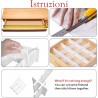 WeHome 9 pz Divisori per cassetti regolabili in plastica scomparti ...