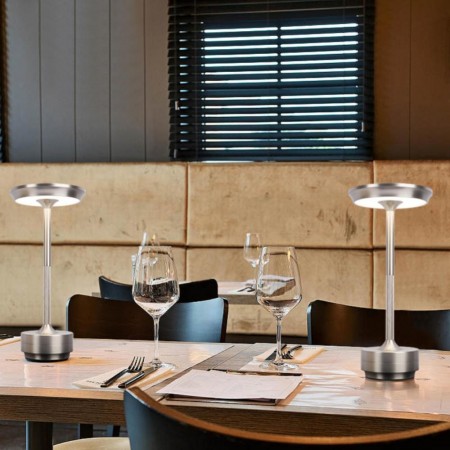 Lampada led da tavolo ricaricabile touch 3000k 4000k 6500k bar ristoranti hotel
