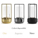 Lampada led da tavolo ricaricabile touch luce dimmerabile bar ristoranti hotel