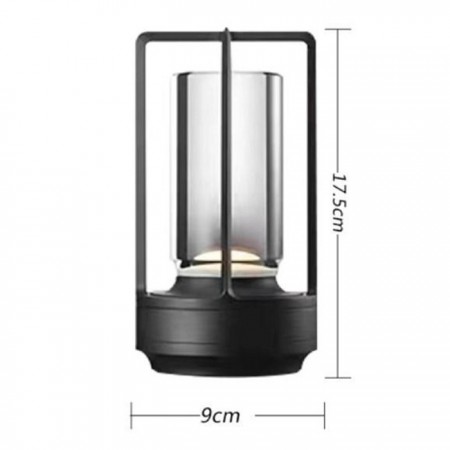 Lampada led da tavolo ricaricabile touch luce dimmerabile bar ristoranti hotel