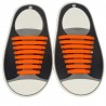 Lacci per scarpe elastici stringhe colorati niente nodi silicone facile veloci