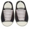 Lacci per scarpe elastici stringhe colorati niente nodi silicone facile veloci