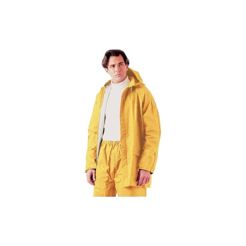 Tuta moto impermeabile completo antipioggia con giacca pantalone gialla XXL XXXL