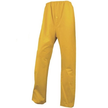 Tuta moto impermeabile completo antipioggia con giacca pantalone gialla XXL XXXL