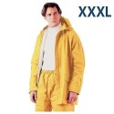 Tuta moto impermeabile completo antipioggia con giacca pantalone gialla XXL XXXL