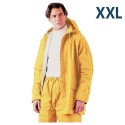 Tuta moto impermeabile completo antipioggia con giacca pantalone gialla XXL XXXL
