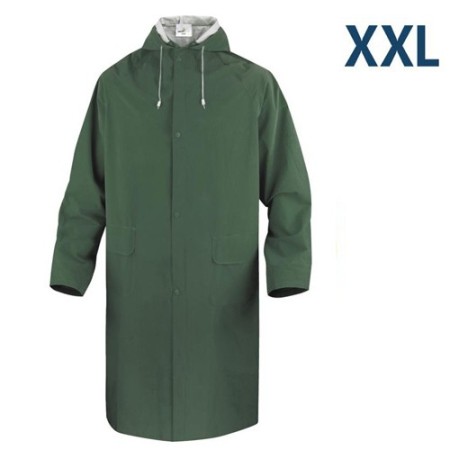 Impermeabile Lungo con Cappuccio Antipioggia in PVC da viaggio barca XXL XXXL