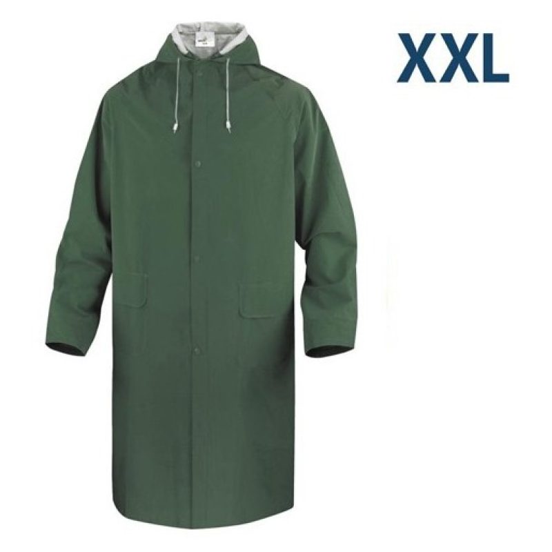 Hongu Impermeabile Lungo con Cappuccio Antipioggia in PVC da viaggi...