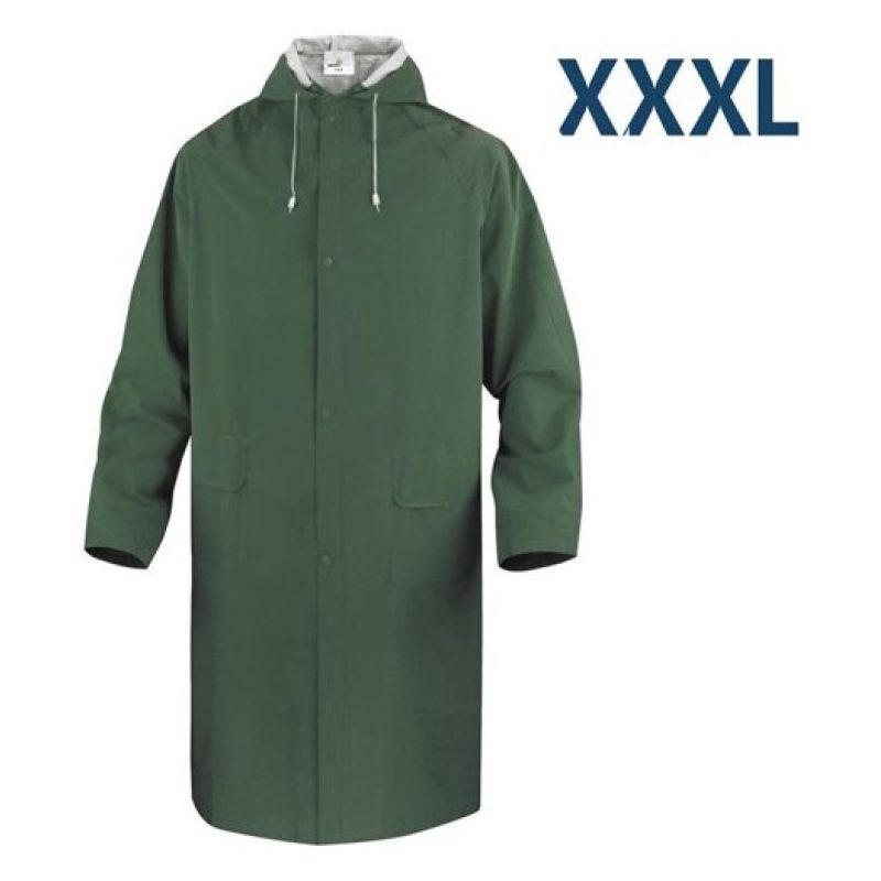 Hongu Impermeabile Lungo con Cappuccio Antipioggia in PVC da viaggi...