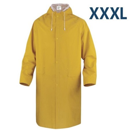 Impermeabile Lungo con Cappuccio Antipioggia in PVC da viaggio barca XXL XXXL