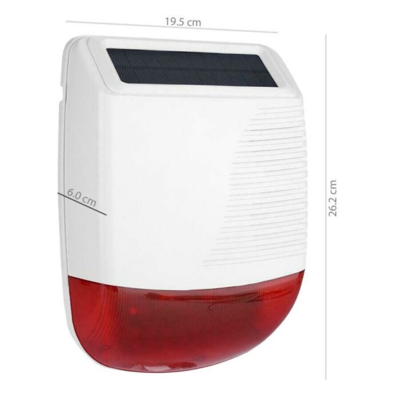 Tuya Kit allarme antifurto casa completo GSM Wifi con sirena solare...