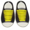 Lacci per scarpe elastici stringhe colorati niente nodi silicone facile veloci