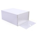 5x Scatole Piccola per scarpe Scarpiera Cassetto Trasparente Organizzatore impilabili 5 Pz