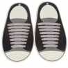 Lacci per scarpe elastici stringhe colorati niente nodi silicone facile veloci