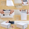 5x Grande Scatole per scarpe Scarpiera Cassetto Trasparente Organiz...