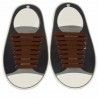 Lacci per scarpe elastici stringhe colorati niente nodi silicone facile veloci