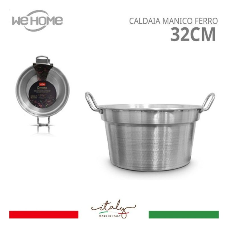 Pentola Caldaia Pomodoro in Alluminio Calderone Per Bollitura Varie...