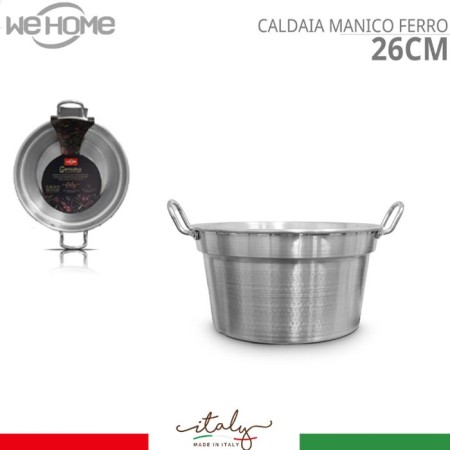 Pentola Caldaia Pomodoro in Alluminio Calderone Per Bollitura Varie Dimensioni