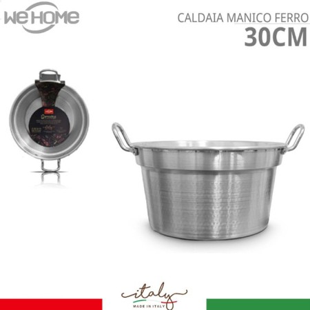 Pentola Caldaia Pomodoro in Alluminio Calderone Per Bollitura Varie Dimensioni