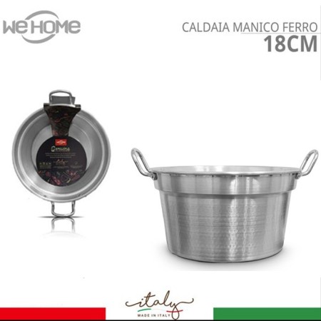 Pentola Caldaia Pomodoro in Alluminio Calderone Per Bollitura Varie Dimensioni