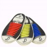 Lacci per scarpe elastici stringhe colorati niente nodi silicone facile veloci