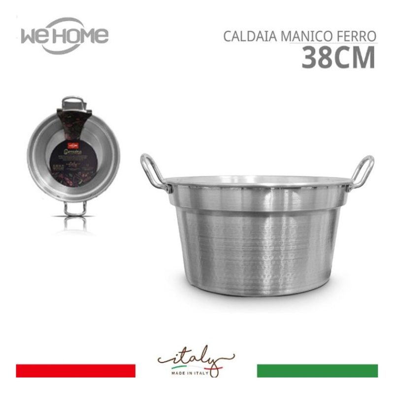Pentola Caldaia Pomodoro in Alluminio Calderone Per Bollitura Varie...