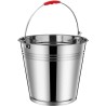Secchiello Porta Ghiaccio Champagne Vino in Acciaio Inox con manico...