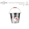 Secchiello Porta Ghiaccio Champagne Vino in Acciaio Inox con manico...