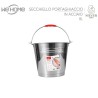 Secchiello Porta Ghiaccio Champagne Vino in Acciaio Inox con manico...