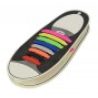 Lacci per scarpe elastici stringhe colorati niente nodi silicone facile veloci