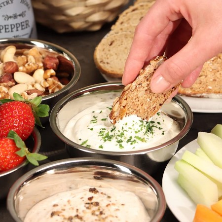 Insalatiera ciotola in acciaio inox per alimenti cibo cucina vari diametri casa